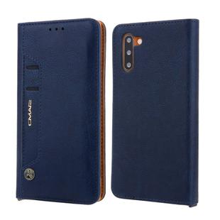 For Galaxy Note10+ CMai2 Kaka Series Litchi Texture Horizontal Flip Leather Case with Holder & Card Slots(Blue)