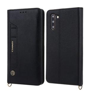 For Galaxy Note10+ CMai2 Kaka Series Litchi Texture Horizontal Flip Leather Case with Holder & Card Slots(Black)