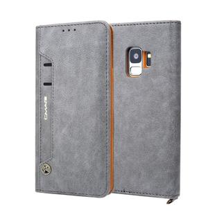 For Galaxy S9 CMai2 Kaka Series Litchi Texture Horizontal Flip Leather Case with Holder & Card Slots(Grey)