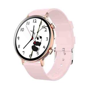 HAMTOD GW33S 1.28 inch TFT Screen Smart Watch, Support Bluetooth Calling / Heart Rate Detection / Blood Oxygen Detection(Rose Gold)