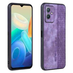 For vivo Y33s 5G / Y33e AZNS 3D Embossed Skin Feel Phone Case(Purple)