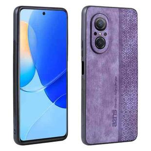 For Huawei nova 9 SE / Honor 50 SE AZNS 3D Embossed Skin Feel Phone Case(Purple)