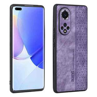 For Honor 50 Pro / Huawei nova 9 Pro AZNS 3D Embossed Skin Feel Phone Case(Purple)
