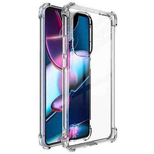 For Motorola Edge 2022 5G imak Shockproof Airbag TPU Phone Case(Transparent)