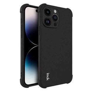 For iPhone 14 Pro imak Shockproof Airbag TPU Phone Case(Matte Black)