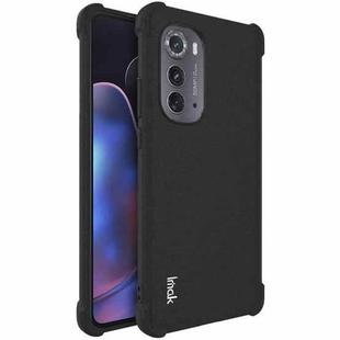 For Motorola Edge 2022 5G imak Shockproof Airbag TPU Phone Case(Matte Black)