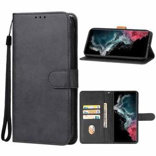 For Samsung Galaxy S23 Ultra 5G Leather Phone Case(Black)