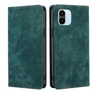 For Xiaomi Redmi A1 RFID Anti-theft Brush Magnetic Leather Phone Case(Green)