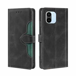 For Xiaomi Redmi A1 Skin Feel Magnetic Buckle Leather Phone Case(Black)