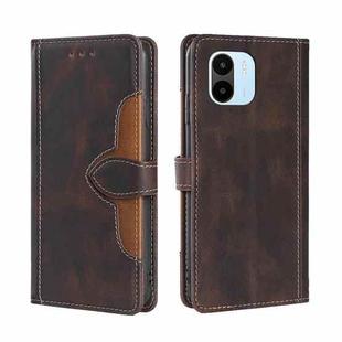 For Xiaomi Redmi A1 Skin Feel Magnetic Buckle Leather Phone Case(Brown)