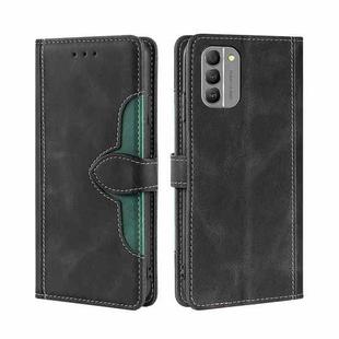 For Nokia G400 Skin Feel Magnetic Buckle Leather Phone Case(Black)
