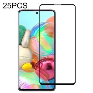 25 PCS 9H Surface Hardness 2.5D Full Glue Full Screen Tempered Glass Film For Galaxy A71 / A71s 5G UW
