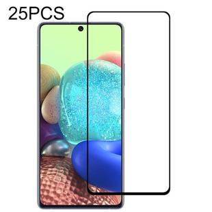25 PCS 9H Surface Hardness 2.5D Full Glue Full Screen Tempered Glass Film For Samsung Galaxy A71 5G/M54