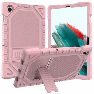 For Samsung Galaxy Tab A8 10.5 2021 Silicone + PC Shockproof Protective Tablet Case(Rose Gold)