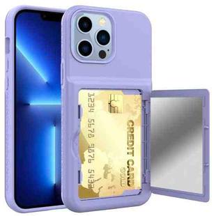 For iPhone 13 Pro Shockproof PC + TPU Protective Case(Light Purple)