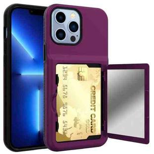 For iPhone 13 Pro Shockproof PC + TPU Protective Case(Dark Purple)