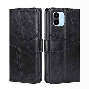 For Xiaomi Redmi A1 Geometric Stitching Leather Phone Case(Black)