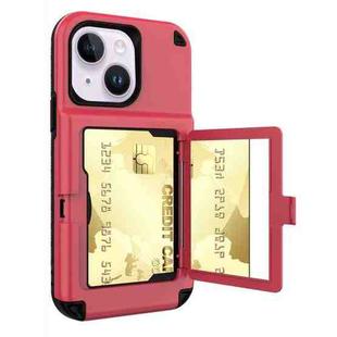 For iPhone 14 3 in 1 Shockproof PC + TPU Protective Case(Red)