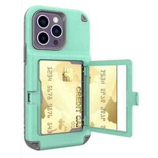 For iPhone 14 Pro 3 in 1 Shockproof PC + TPU Protective Case(Green)