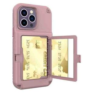 For iPhone 14 Pro 3 in 1 Shockproof PC + TPU Protective Case(Pink)