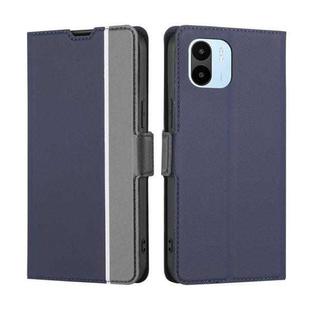 For Xiaomi Redmi A1 Twill Texture Side Button Leather Phone Case(Blue)