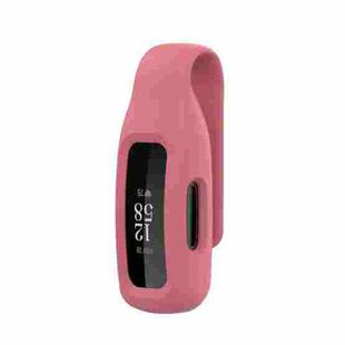 For Fitbit Inspire 3 Steel Sheet Silicone Protective Clip Case Cover(Red)