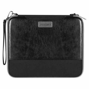 For iPad Pro 11 2022 / 2021 / 2020 / 2018 Leather Tablet Case Bag(Black)