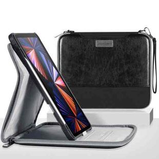 For iPad Pro 11 2022 / 2021 / 2020 / 2018 360 Degree Rotation Leather Tablet Case Bag(Black)