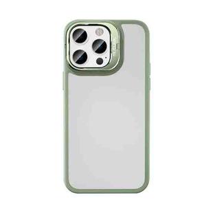 For iPhone 14 Pro Mutural Color Holder Phone Case(Green)