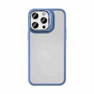 For iPhone 14 Pro Max Mutural Color Holder Phone Case(Sierra Blue)