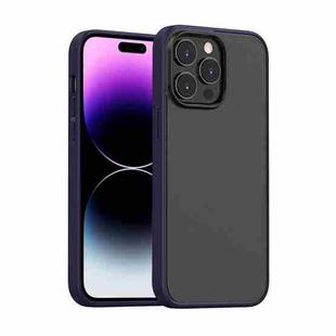 For iPhone 14 Pro Mutural Moying Series TPU Phone Case(Deep Purple)