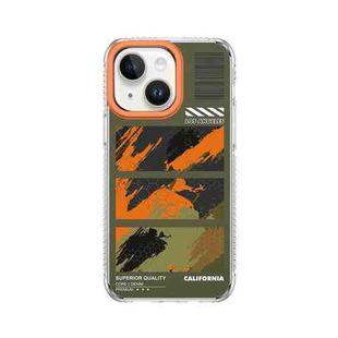 For iPhone 14 Mutural Camouflage Series Phone Case(Green)