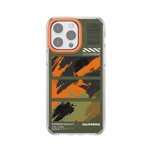 For iPhone 14 Pro Mutural Camouflage Series Phone Case(Green)