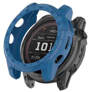 For Garmin Enduro2 / Tactix7 Armor Hollow TPU Watch Case(Dark Blue)