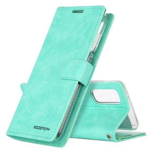 For Galaxy S20 Plus GOOSPERY BLUE MOON DIARY Crazy Horse Texture Horizontal Flip Leather Case With Bracket & Card Slot & Wallet(Mint Green)