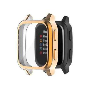 For Garmin Venu Sq 2 Full Coverage TPU Electroplating Watch Case(Rose Gold)