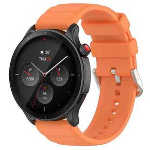 For Amazfit GTR 4 22mm Silicone Watch Band(Orange)