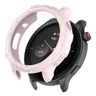 For Amazfit GTR 4 / GTR 4 Pro Armor Hollow TPU Watch Case(Light Pink)