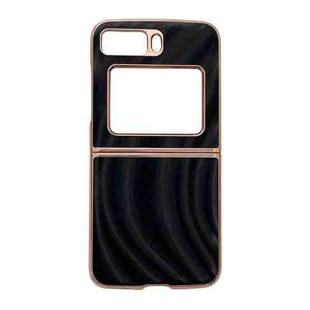 For Motorola Moto Razr 2022 Nano Electroplating Protective Phone Case(Black)