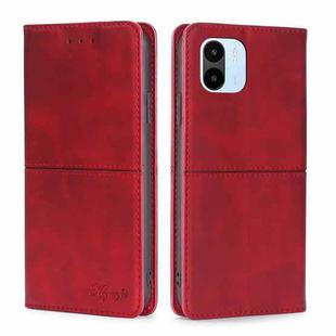 For Xiaomi Redmi A1 Cow Texture Magnetic Leather Phone Case(Red)