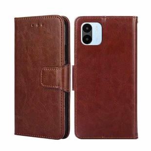 For Xiaomi Redmi A1 Crystal Texture Leather Phone Case(Brown)