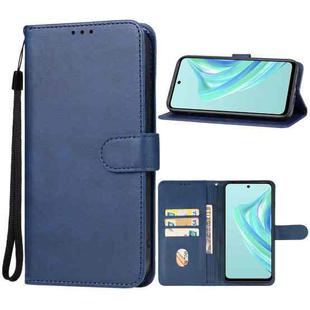 For Infinix Hot 20 Play Leather Phone Case(Blue)