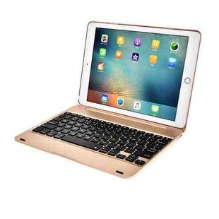 For iPad 10.2 / iPad Pro 10.5 Tablet Wireless Bluetooth Keyboard Case(Gold)