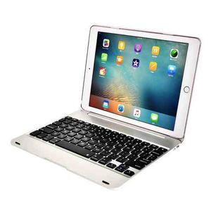 For iPad 10.2 / iPad Pro 10.5 Tablet Wireless Bluetooth Keyboard Case(Silver)