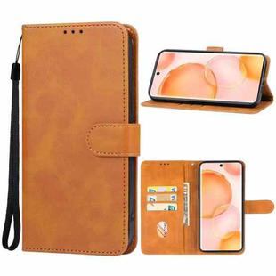 For Honor 50 Leather Phone Case(Brown)