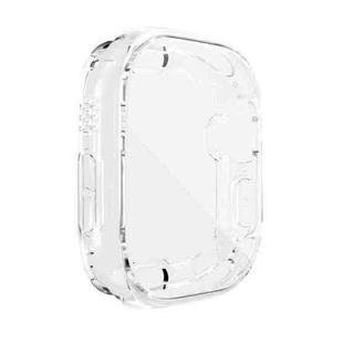 For Apple Watch 8 / 7 45mm All-inclusive Plating TPU Shockproof Case(Transparent)