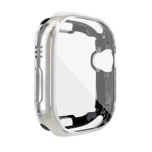 For Apple Watch 8 / 7 41mm All-inclusive Plating TPU Shockproof Case(Silvery)