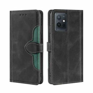 For vivo Y52t Skin Feel Magnetic Buckle Leather Phone Case(Black)