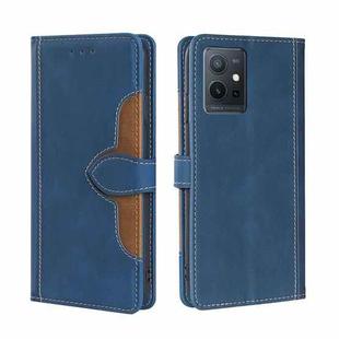 For vivo Y52t Skin Feel Magnetic Buckle Leather Phone Case(Blue)