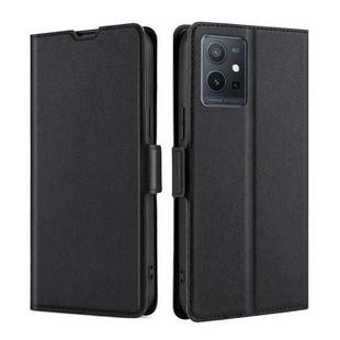 For vivo Y52t Ultra-thin Voltage Side Buckle Leather Phone Case(Black)